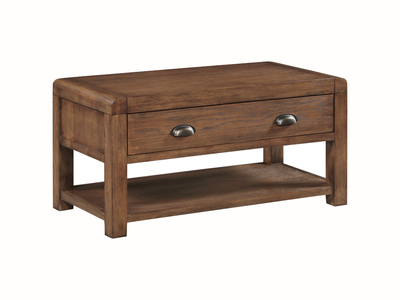 16508 Dark Oak Coffee Table With 1 Drawer