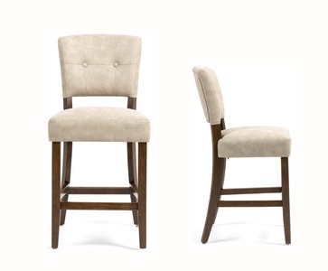 16773 Counter Stool - Beige Bison Dark Oak