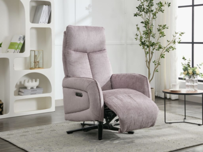 16615 Fabric Swivel Chair - Lavander