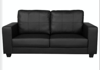 7929 2 Seater Black