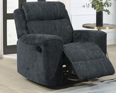 16607 Chair Recliner Dark Grey