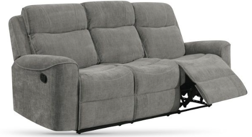 16608 3 Seater Recliner Light Grey