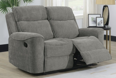 16609 2 Seater Recliner Light Grey