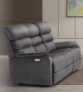 14205 3 Seater Elec Rec Grey
