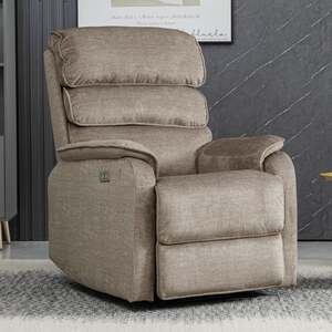 15212 Chair Elec Rec Taupe