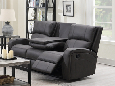 15215 3 Seater with Console Grey