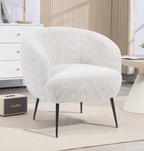 16708 Bedroom Chair - Lamb White