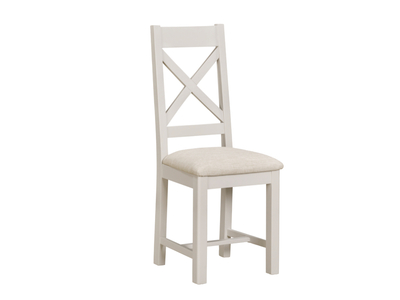16529 Painted Cross Back Dining Chair