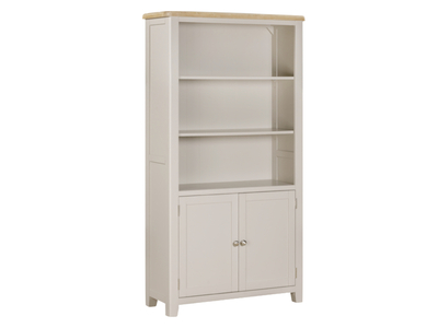 16535 Painted 2 Door Tall Wide Bookcase