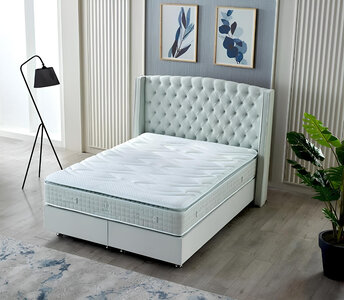 Light Green - Cloud Boston Ottoman