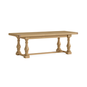 10291 Large Ext. Trestle Dining Table Natural