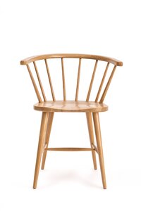CH-WIL Willow Spindle Oak Chair with Stretchers