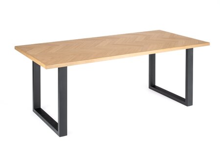 TAB-HER-20FT Heritage 2000 Fixed Top Table Herringbone English