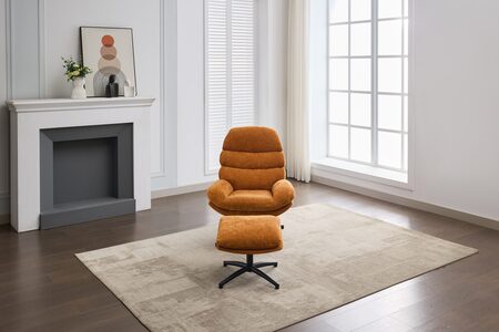 Leisure Chair w/Footstool