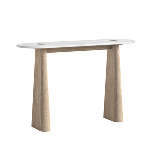 G9822 Console Table With Travertine Top
