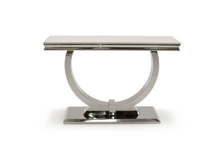 Ari-009-CR-L Console Table - Cream Low