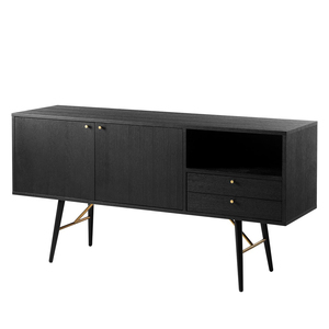 Bar-002-BK Sideboard 1550 - Black and Copper