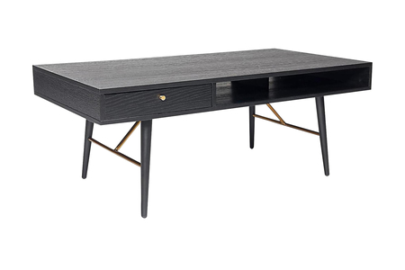Bar-007-BK Coffee Table 1150 - Black and Copper