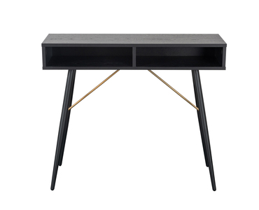 Bar-009-BK Console Table 900 - Black and Copper