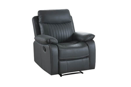 Bly-311-DKGY 1 Seater Manual Recliner - Dark Grey