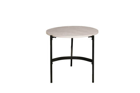 Bau-007-GY Coffee Table Round -Grey