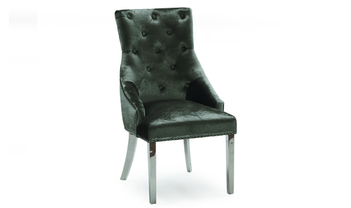 Bel-111-CL Knockerback Dining Chair - Charcoal