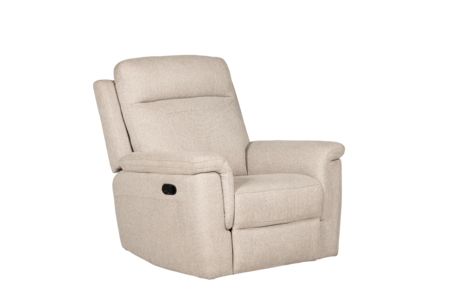 Bow-311-BE 1 Seater Manual Recliner - Beige