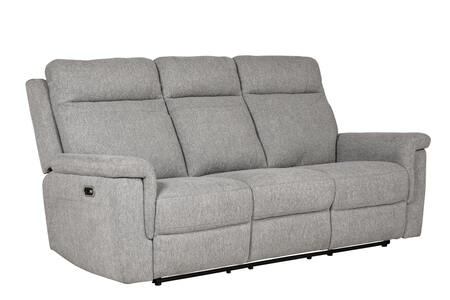 Bow-353-GY 3 Seater Electric Recliner - Grey