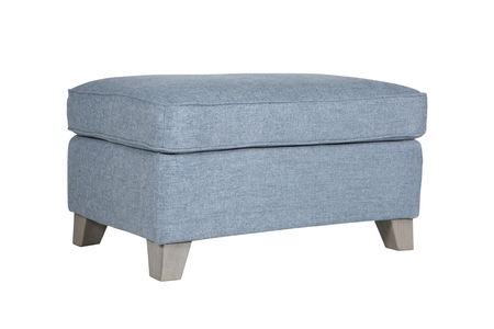 Ctl-306-BL Ottoman - Blue