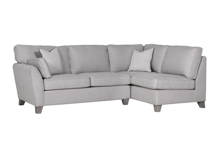 Ctl-307-LTGY RHF Corner Group - Light Grey (RHF) (2 Scatter Cushions)