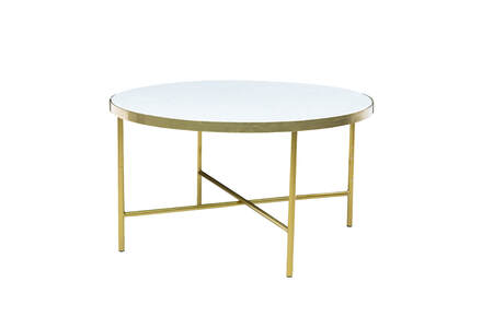 Cra-007-GD Coffee Table Round -Gold