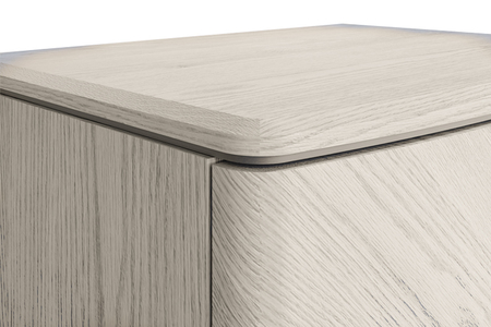Dil-410-ST Bedside Table 2 Drawer - Stone