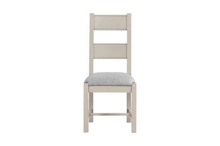 Dne-111-GY Dining Chair Fabric Seat - Grey