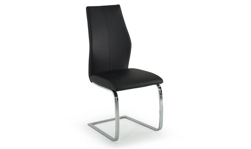 Eli-112-BK Dining Chair - Chrome Leg Black
