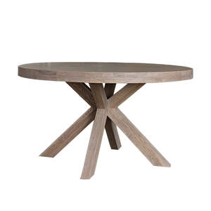 Fun-137-OK Dining Table Round 1370 - Smoked Oak