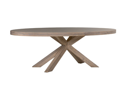 Fun-235-OK Dining Table Oval 2350 - Smoked Oak
