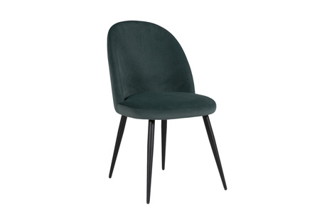 Gab-111-GN Dining Chair - Sage Black Legs