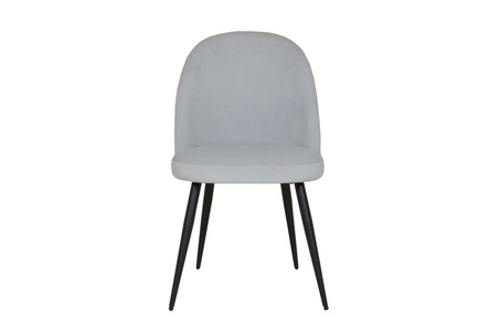Gab-111-SL Dining Chair - Silver Black Legs