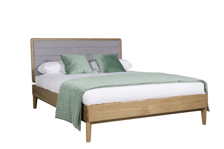 Had-406-NA Bed 6' - Oak Natural