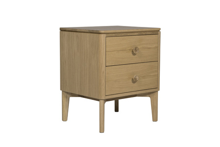 Had-410-NA Bedside Table - Oak Natural