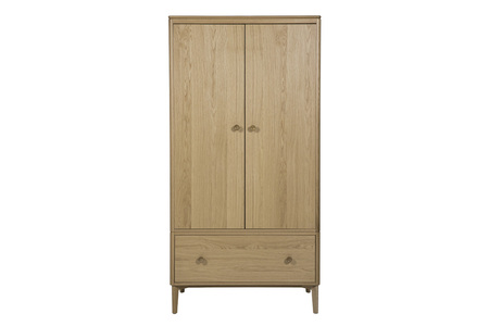 Had-422-NA Wardrobe - 2 door - Oak Natural