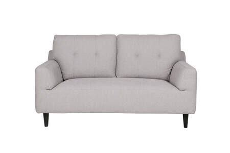 Hty-302-LTGY Sofa 2 Seater Fixed - Light Grey