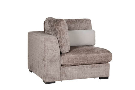 Hum-309-MK Corner Corner Arm Sectional - Mink
