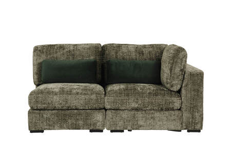 Hum-509-GN Armless Armless Sectional - Green