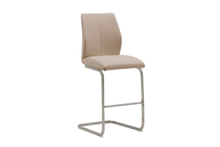 IRM-270-TP Counter Stool - Brushed Steel Taupe