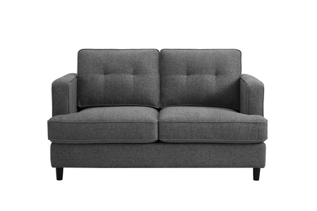 Jun-302-GY 2 Seater Fixed - Grey