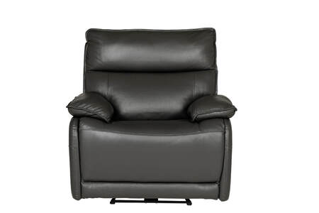 Lug-351-DKGY 1 Seater Electric Recliner - Dark Grey