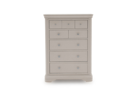 Mab-412-TP Tall Chest - 8 Drawer- Taupe
