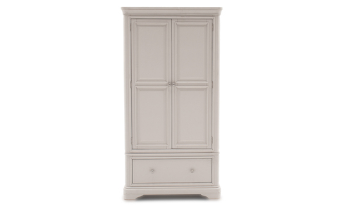 Mab-422-TP Wardrobe - 2 Door/1 Drawer - Taupe