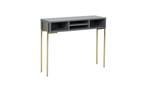 Mrd-009-GY Console Table 900 - Grey and Gold (NR)